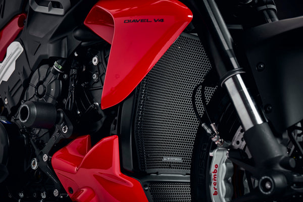 Evotech Performance Ducati Diavel V4 Radiator and Oil Cooler Guard Set (2023+)
