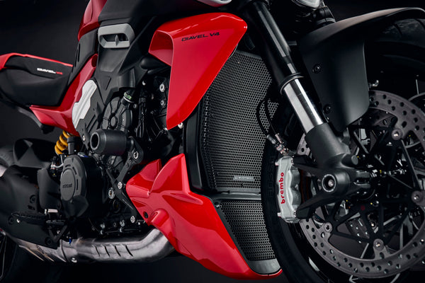 Evotech Performance Ducati Diavel V4 Radiator and Oil Cooler Guard Set (2023+)