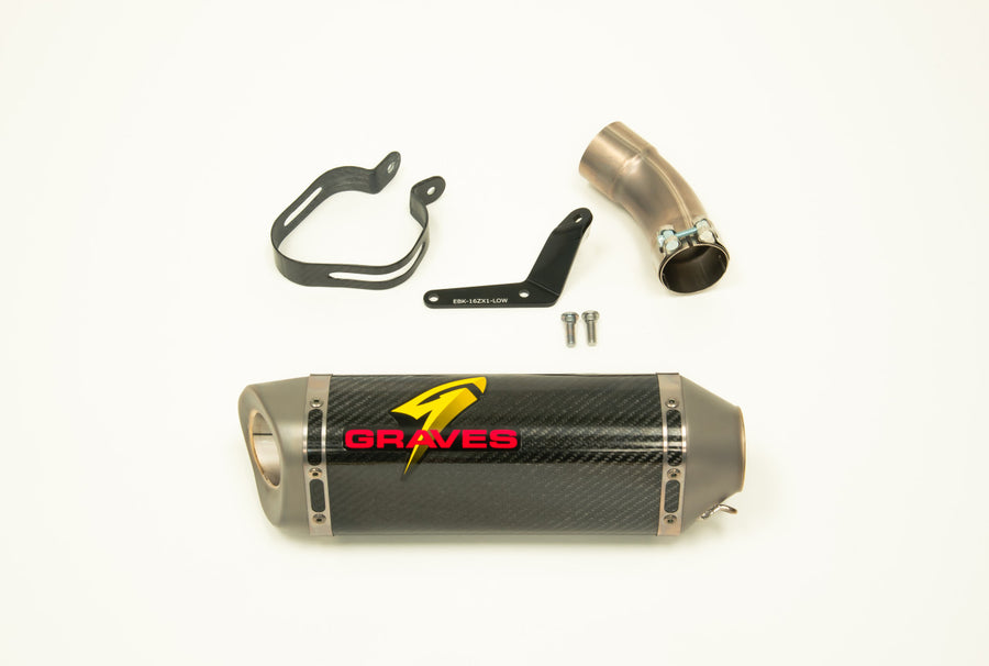 Graves Motorsports Kawasaki ZX10r Cat Eliminator Titanium Exhaust System