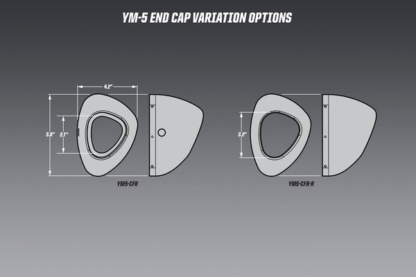 ALPHA / ALPHA T REPLACEMENT END CAP KIT 2" FLARED