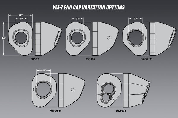 R-77 REPLACEMENT END CAP KIT FLARED LEFT SIDE