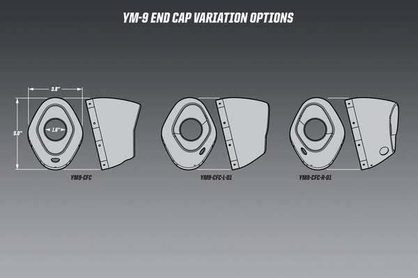 RS-9 / RS-9T REPLACEMENT END CAP KIT RIGHT SIDE