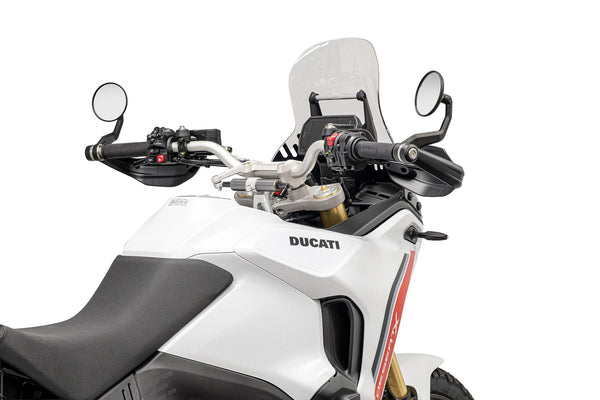 Evotech Performance Handguard Bar End Mirrors (Retro) - Ducati DesertX V2 (2026+)