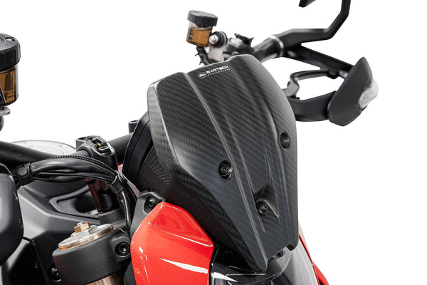 Evotech Performance Fly Screen (Carbon Fibre) - Ducati Hypermotard V2 (2026+)