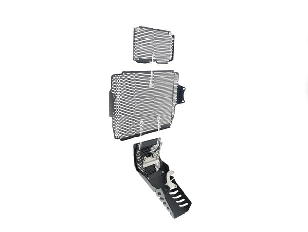 Evotech Performance Ducati Multistrada 1260 S Grand Tour Radiator + Oil Guard + Engine Guard Set 2020 - image 12