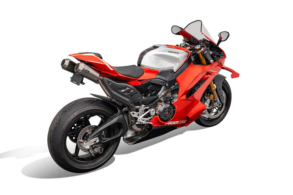 Evotech Performance Ducati Panigale V4 Dynamic Tail Tidy (2025+) with Sequential Indicators For Akrapovic Titanium Full Race Exhaust System