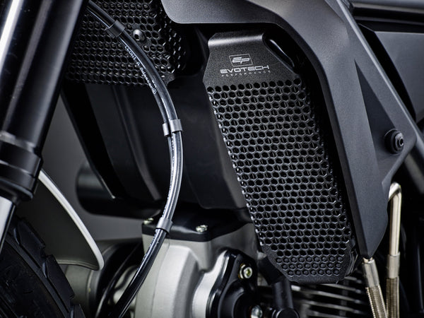 Evotech Performance Oil Cooler Guard - Ducati Scrambler Flat Tracker Pro (2016) - image 2