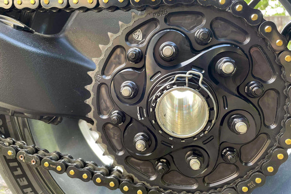 CNC RACING | Ring gear ergal Z41 P525 6 holes Ducati