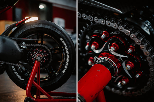 CNC RACING | Rear sprocket flange Ducati - Bicolor