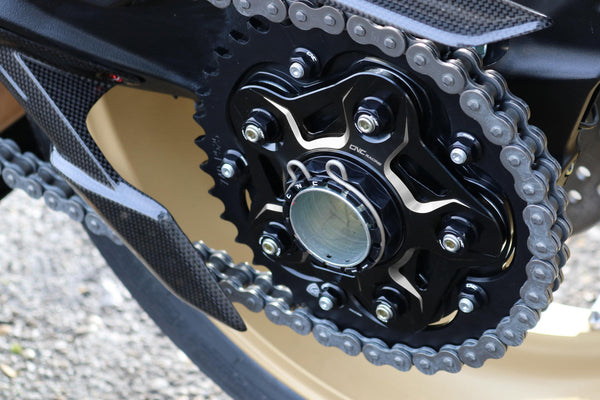 CNC RACING | Rear sprocket flange 5 holes MV Agusta - Bicolor