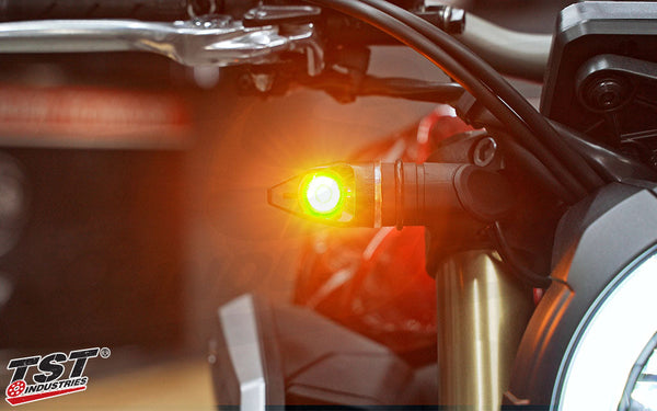TST MECH-GTR Front LED Turn Signals for Honda CB650R 2019-2023