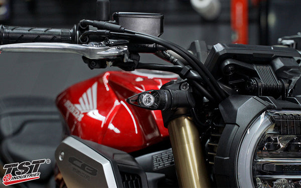 TST MECH-GTR Front LED Turn Signals for Honda CB650R 2019-2023
