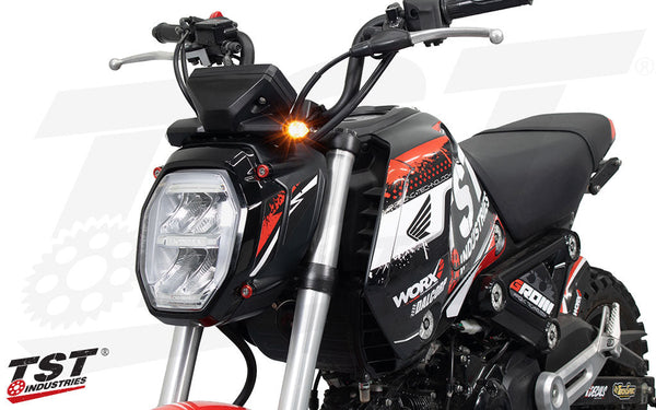 TST LED Flushmount Turn Signals for Honda Grom