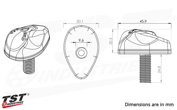 TST LED Flushmount Turn Signals | Multiple Models