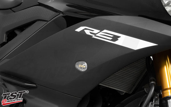 TST GTR Front LED Flushmount Turn Signals for Yamaha YZF-R3 2015-2024