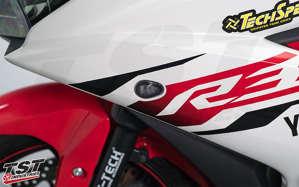 TST GTR Front LED Flushmount Turn Signals for Yamaha YZF-R3 2015-2024