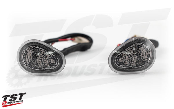 TST GTR Front LED Flushmount Turn Signals for Yamaha YZF-R3 2015-2024