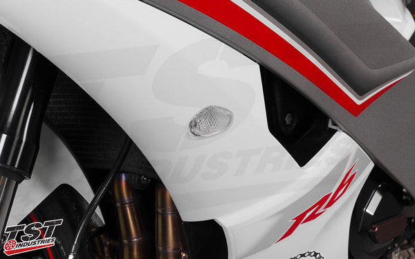 TST GTR Front LED Flushmount Turn Signals for Yamaha YZF-R6 2008-2016