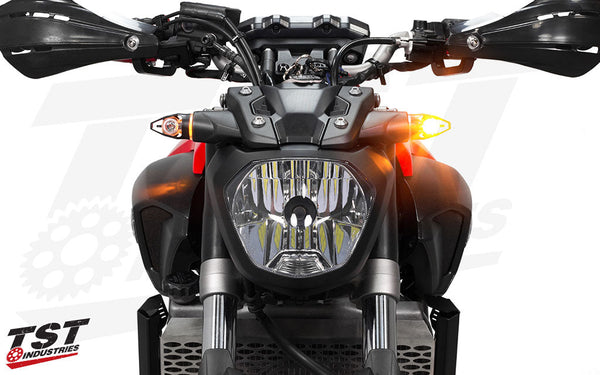 TST MECH-GTR Front LED Turn Signals for Yamaha FZ8