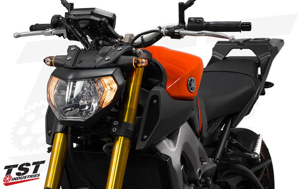 TST MECH-GTR Front LED Turn Signals for Select FZ/MT Yamaha Models