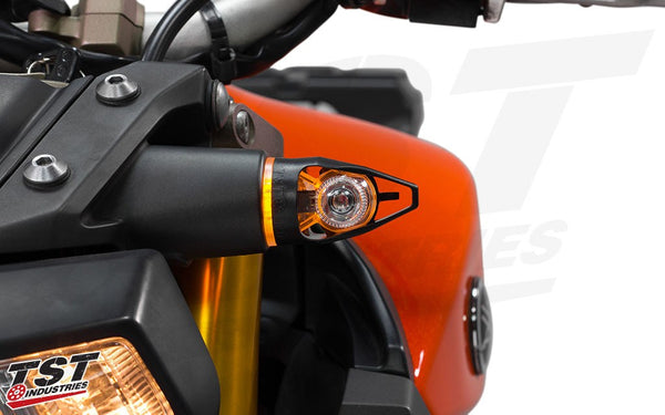 TST MECH-GTR Front LED Turn Signals for Select FZ/MT Yamaha Models