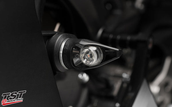 TST MECH-GTR Front LED Turn Signals for Select FZ/MT Yamaha Models