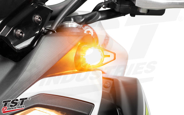 TST MECH-GTR Front LED Turn Signals for Yamaha FZ8