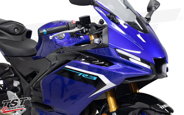 TST MECH-GTR Front LED Turn Signals for Yamaha YZF-R3 2025+