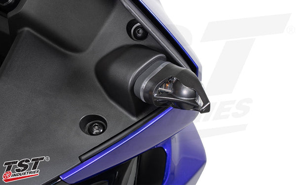 TST MECH-GTR Front LED Turn Signals for Yamaha YZF-R3 2025+