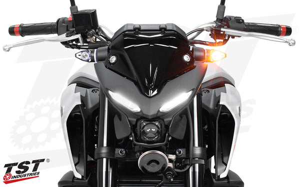 TST MECH-GTR Front LED Turn Signals for Yamaha MT-03 2020+ / MT-07 2021+ / MT-09 2021+