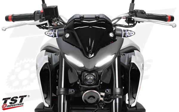 TST MECH-GTR Front LED Turn Signals for Yamaha MT-03 2020+ / MT-07 2021+ / MT-09 2021+
