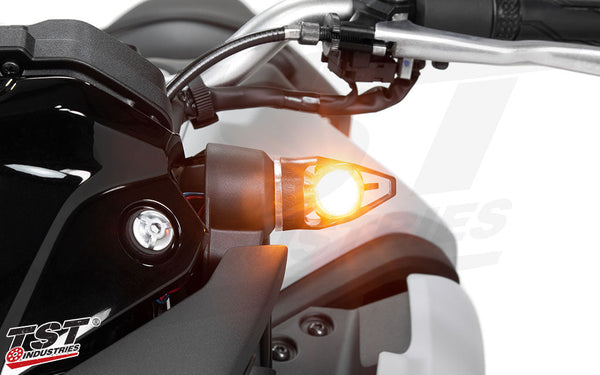 TST MECH-GTR Front LED Turn Signals for Yamaha MT-03 2020+ / MT-07 2021+ / MT-09 2021+