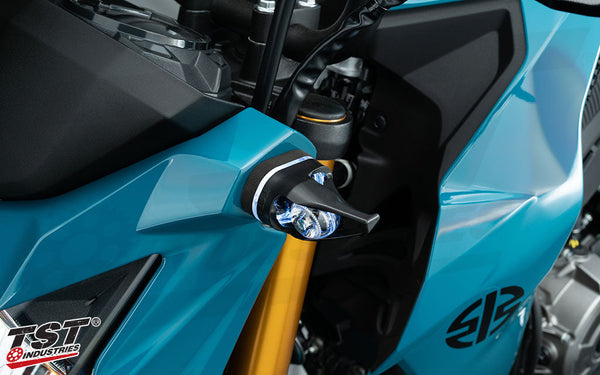 TST MECH-GTR Front LED Turn Signals for Kawasaki Z125 PRO 2017+