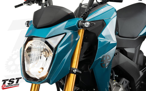 TST MECH-GTR Front LED Turn Signals for Kawasaki Z125 PRO 2017+
