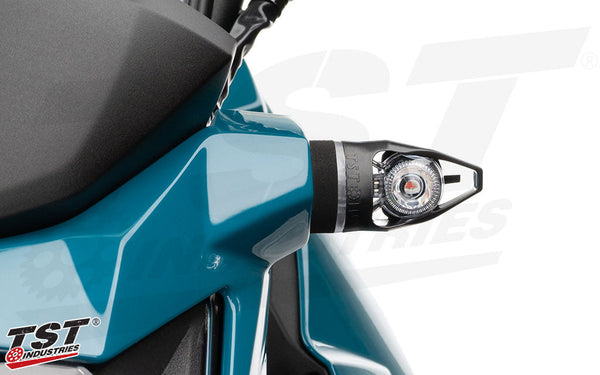 TST MECH-GTR Front LED Turn Signals for Kawasaki Z125 PRO 2017+