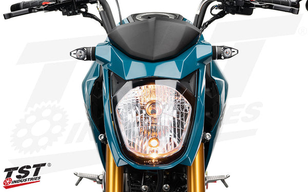 TST MECH-GTR Front LED Turn Signals for Kawasaki Z125 PRO 2017+