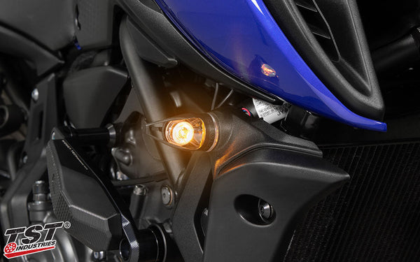 TST MECH-GTR Front LED Turn Signals for Yamaha MT-03 2020+ / MT-07 2021+ / MT-09 2021+