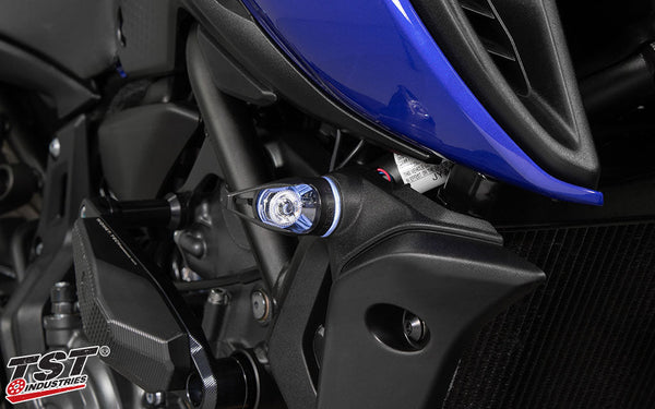 TST MECH-GTR Front LED Turn Signals for Yamaha MT-03 2020+ / MT-07 2021+ / MT-09 2021+