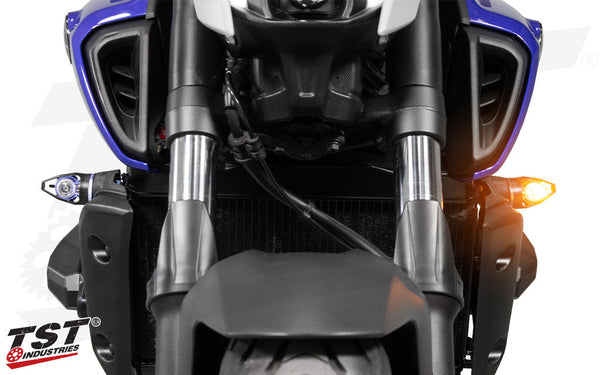 TST MECH-GTR Front LED Turn Signals for Yamaha MT-03 2020+ / MT-07 2021+ / MT-09 2021+