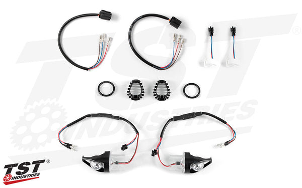 TST MECH-GTR Front LED Turn Signals for Yamaha MT-03 2020+ / MT-07 2021+ / MT-09 2021+