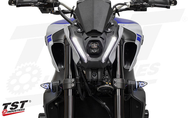 TST MECH-GTR Front LED Turn Signals for Yamaha MT-03 2020+ / MT-07 2021+ / MT-09 2021+