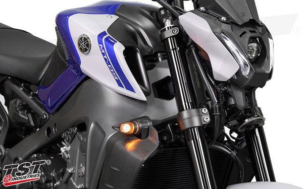 TST MECH-GTR Front LED Turn Signals for Yamaha MT-03 2020+ / MT-07 2021+ / MT-09 2021+