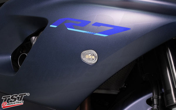TST GTR Front LED Flushmount Turn Signals for Yamaha YZF-R7 2022-2025