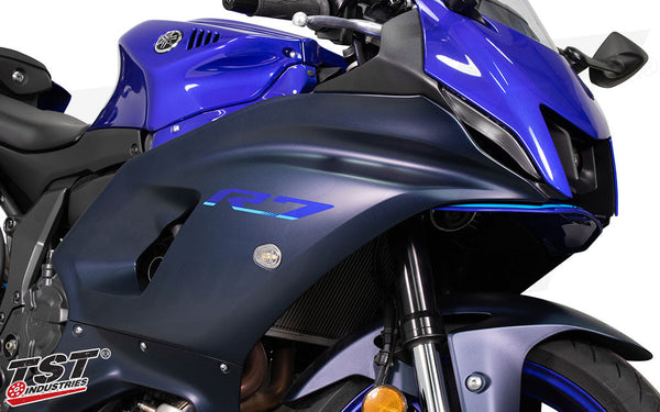 TST HALO-GTR Front LED Flushmount Turn Signals for Yamaha YZF-R7 2022-2025