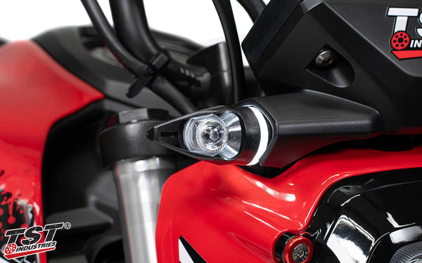 TST MECH-EVO Front LED Turn Signals for Honda Grom 2013+