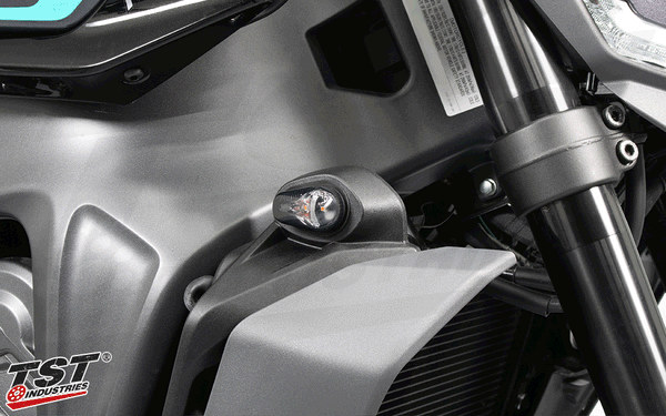 TST LED Front Flushmount Turn Signals for Select Yamaha Motorcycles