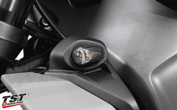 TST LED Front Flushmount Turn Signals for Select Yamaha Motorcycles