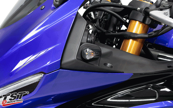TST LED Front Flushmount Turn Signals for Select Yamaha Motorcycles