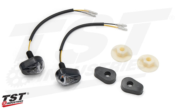 TST LED Front Flushmount Turn Signals for Select Yamaha Motorcycles
