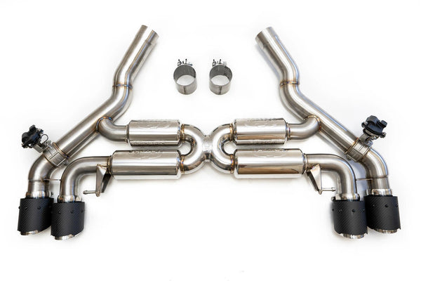 FABSPEED BMW M5 F90 Valved Exhaust System with Quad Style Tips (2017+) – official product image 1